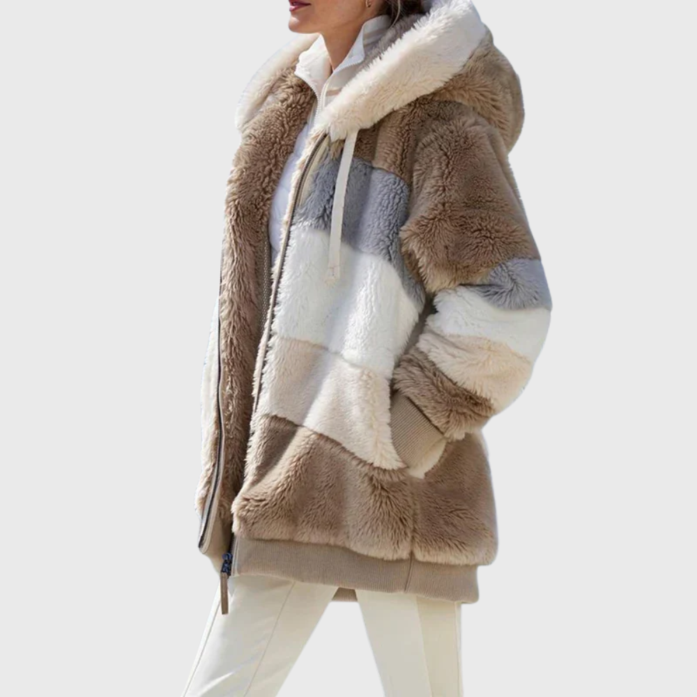 Sofia | Elegant Multicolor Varm Pufferjacka