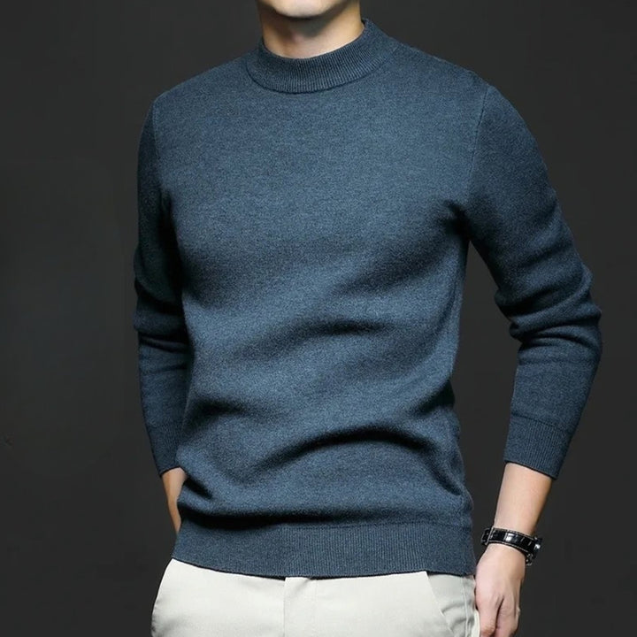 Russell | Finslipad Mock-Neck Tröja