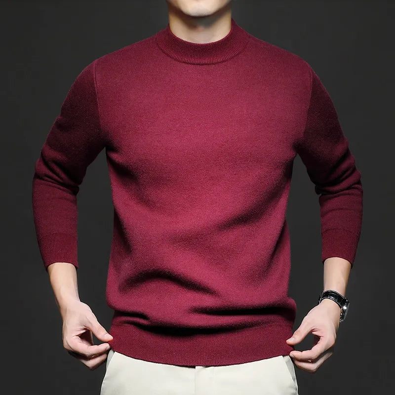 Russell | Finslipad Mock-Neck Tröja