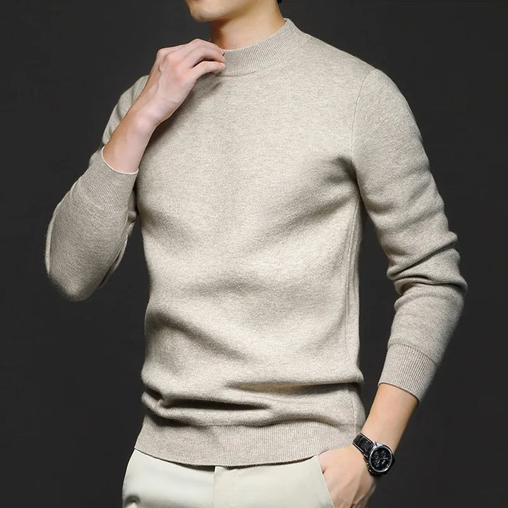 Russell | Finslipad Mock-Neck Tröja