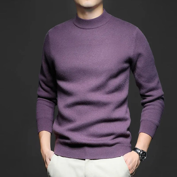 Russell | Finslipad Mock-Neck Tröja