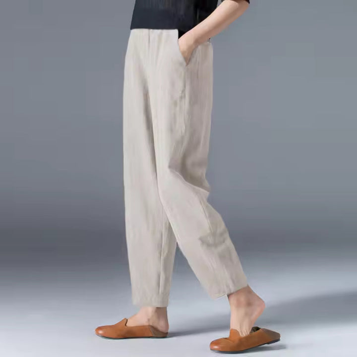 Hazel | Avslappnade Tapered Byxor