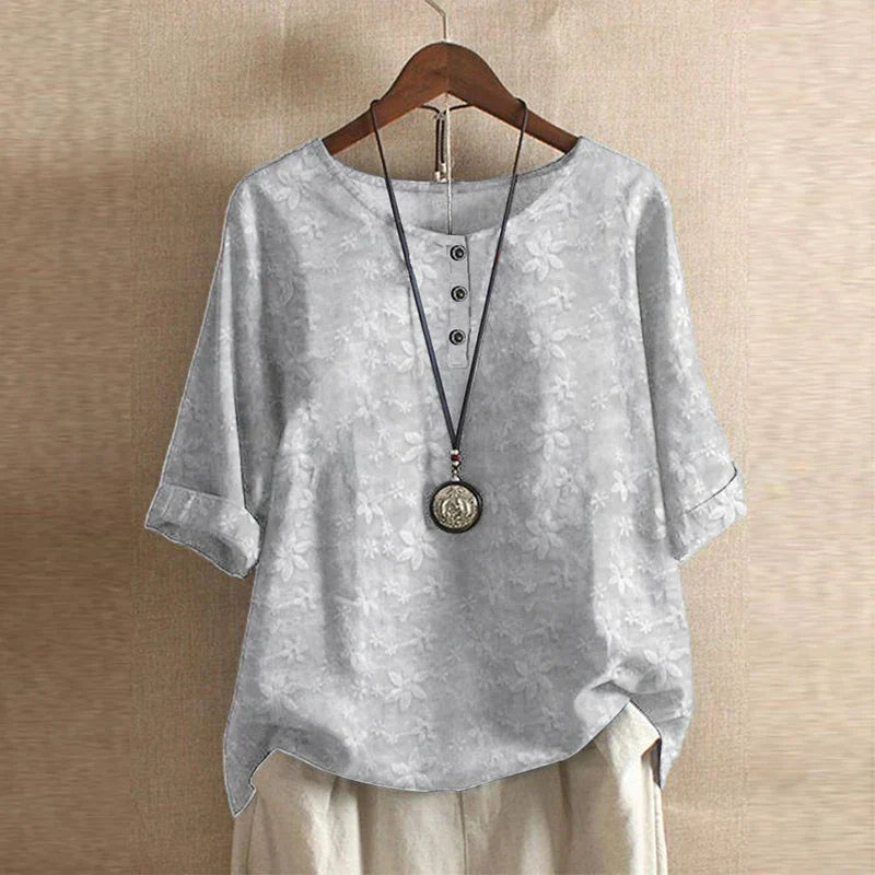 Raina | Avslappnad retroinspirerad blus