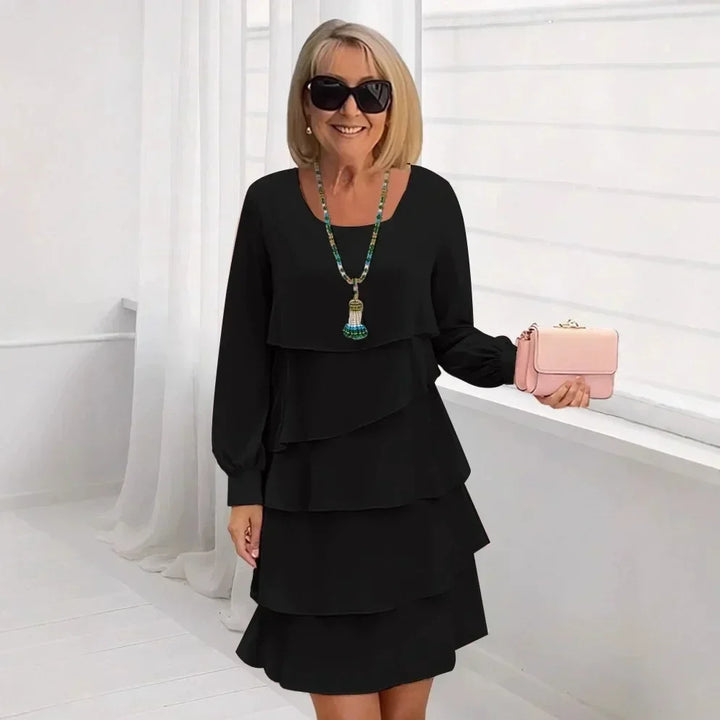 Margaret | Elegant Komfort Volangklänning
