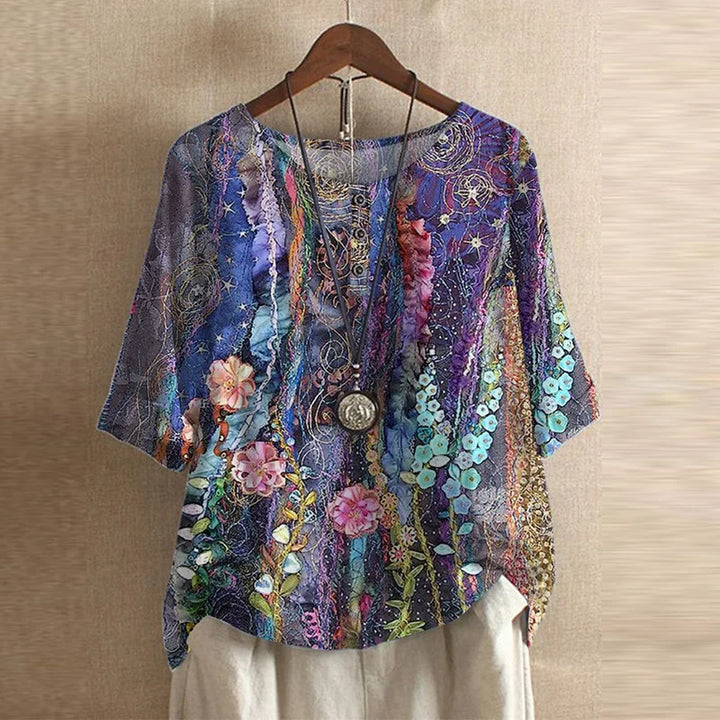 Raina | Avslappnad retroinspirerad blus