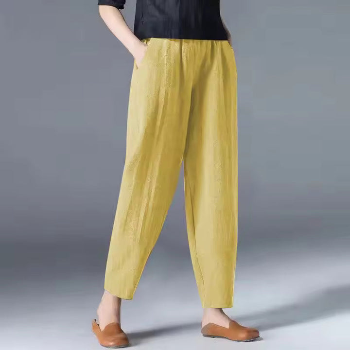 Hazel | Avslappnade Tapered Byxor