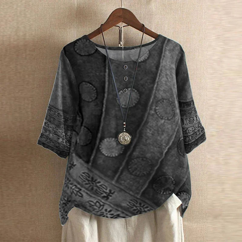 Raina | Avslappnad retroinspirerad blus