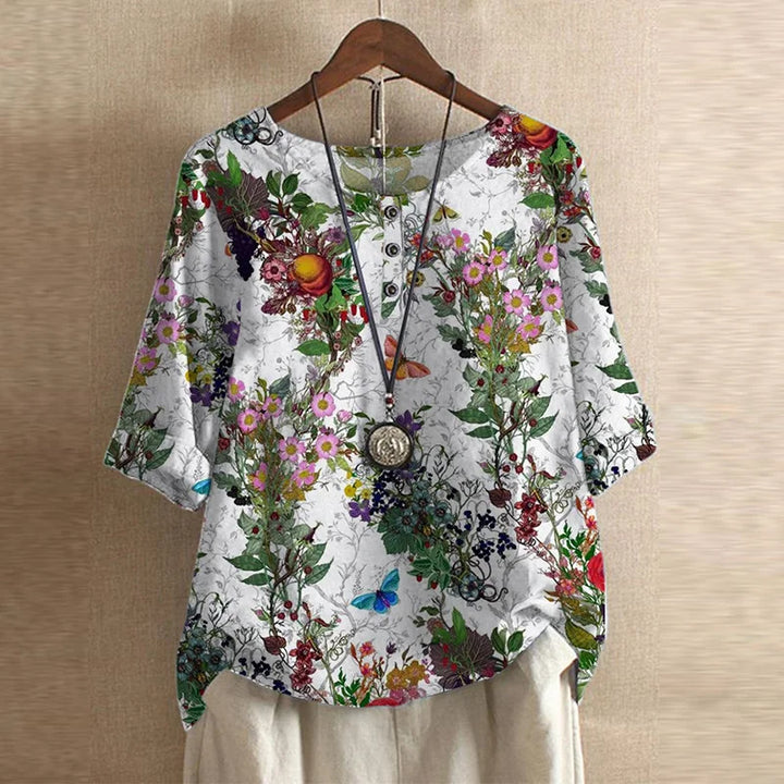 Raina | Avslappnad retroinspirerad blus