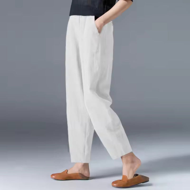 Hazel | Avslappnade Tapered Byxor