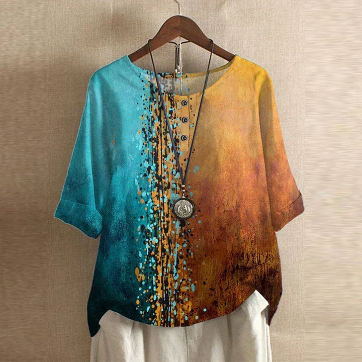 Raina | Avslappnad retroinspirerad blus