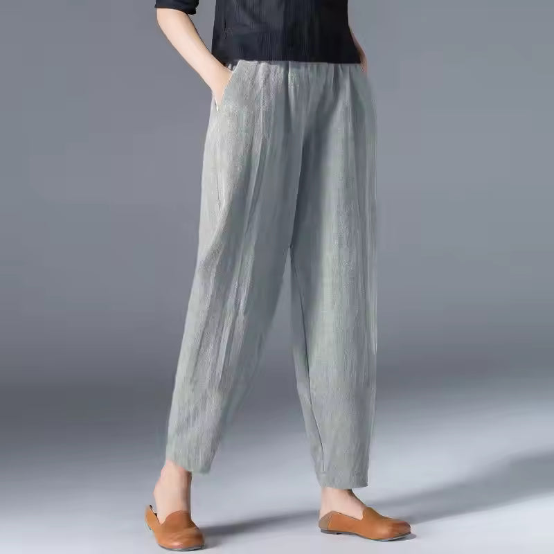 Hazel | Avslappnade Tapered Byxor