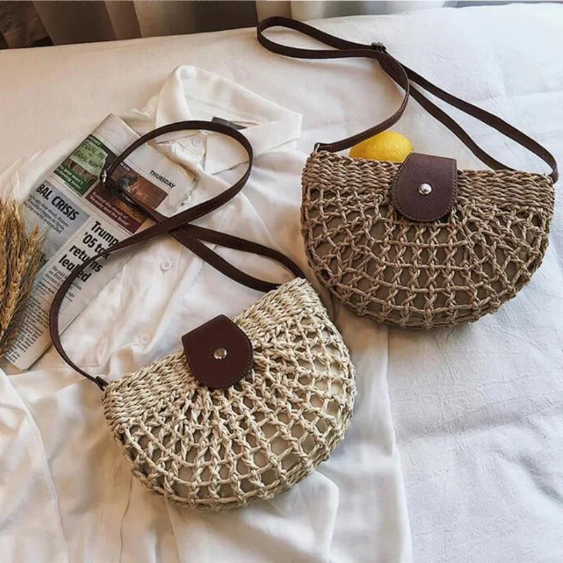 Tessa | Stilig Flätad Webbdesign Väska