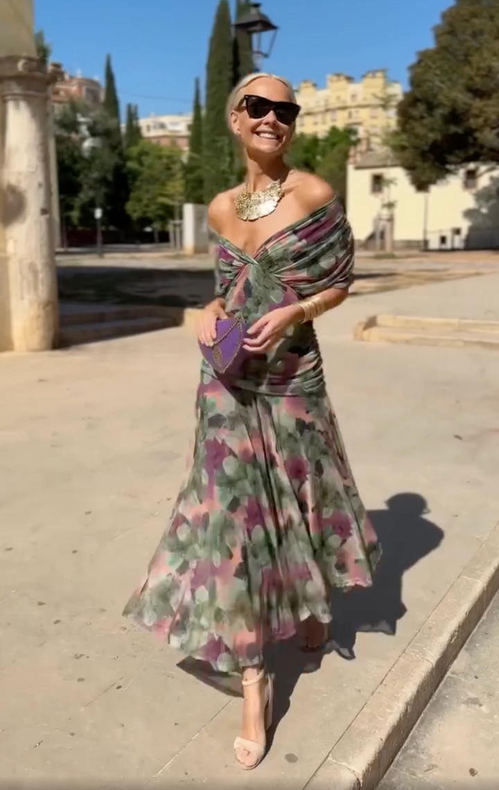 Sophia | Elegant Off-Shoulder Klänning