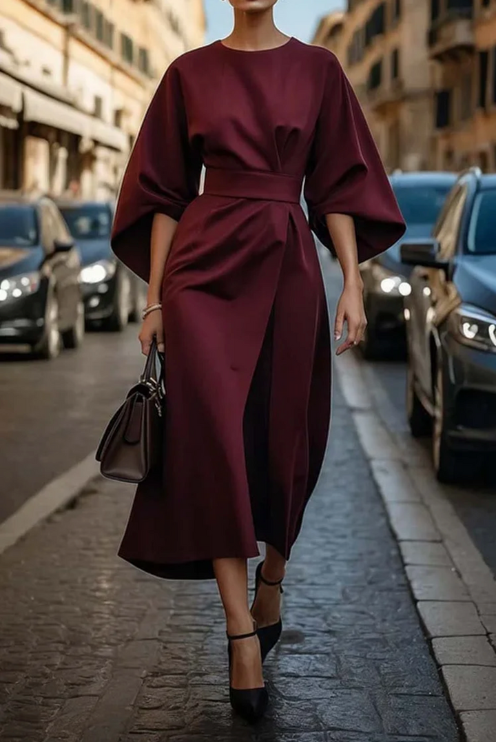 Rachel | Elegant Lanternärmar Klänning