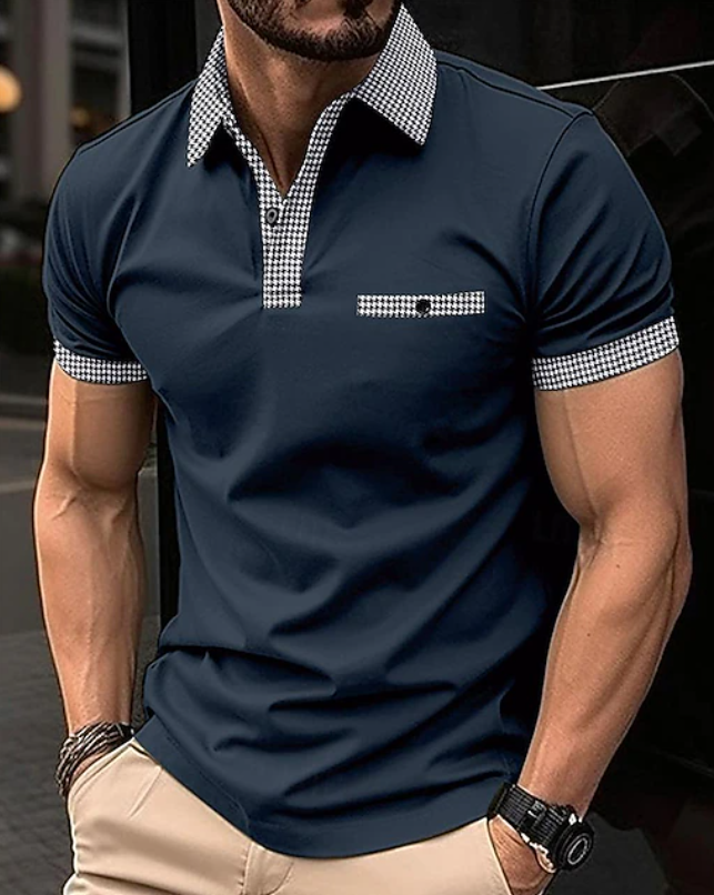 Easton | Klassisk Rutig Krage Polo Skjorta