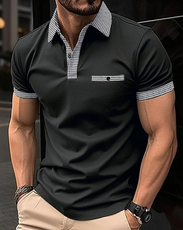 Easton | Klassisk Rutig Krage Polo Skjorta