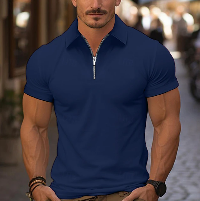 Ramsey | Klassisk Quarter Zip Krage Skjorta
