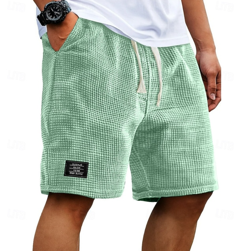 Steven | Avslappnade Vaffel Sommar Shorts