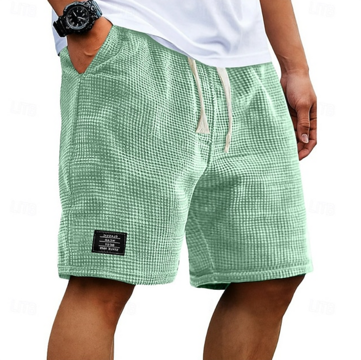 Steven | Avslappnade Vaffel Sommar Shorts
