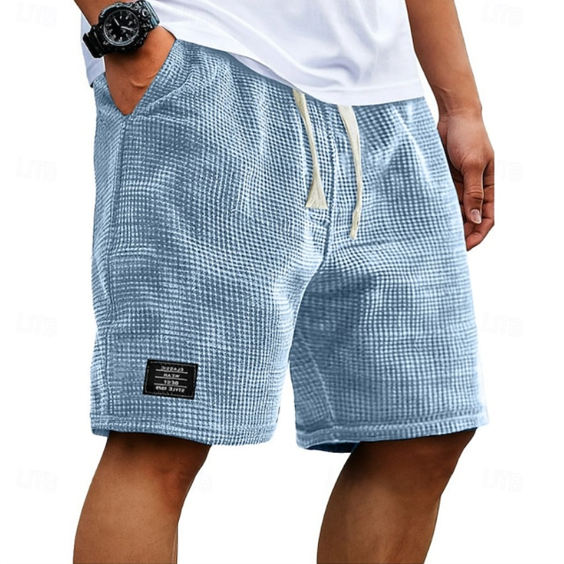 Steven | Avslappnade Vaffel Sommar Shorts