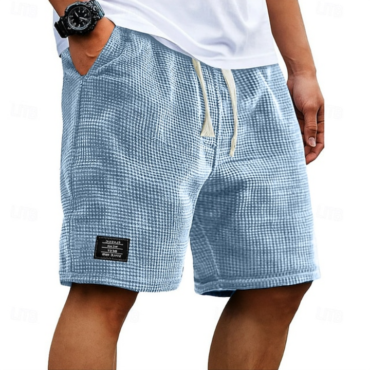 Steven | Avslappnade Vaffel Sommar Shorts