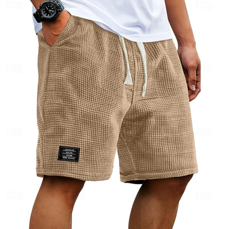 Steven | Avslappnade Vaffel Sommar Shorts