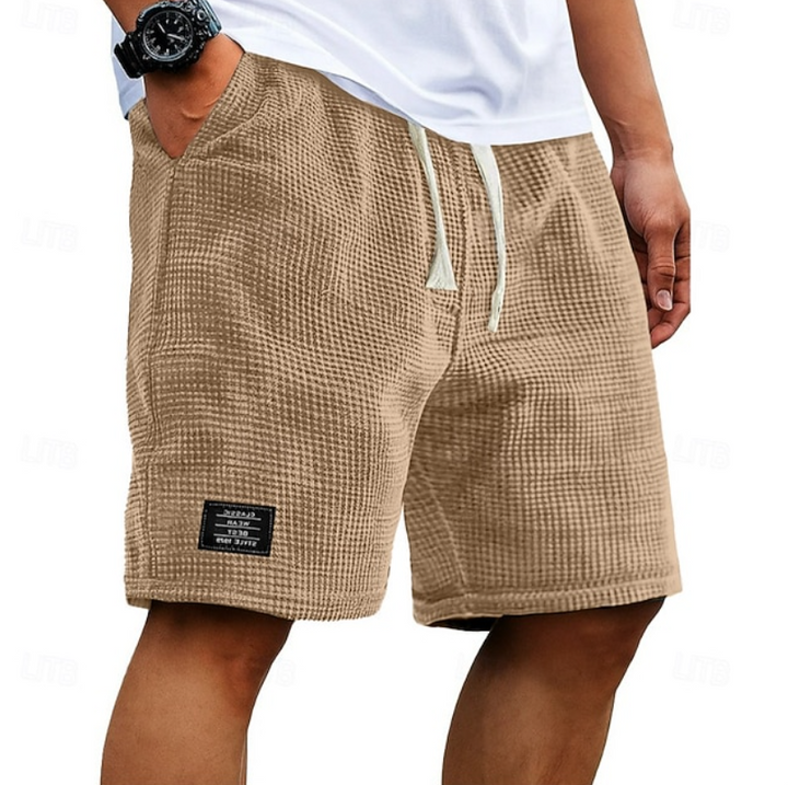 Steven | Avslappnade Vaffel Sommar Shorts