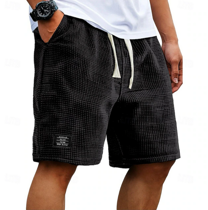 Steven | Avslappnade Vaffel Sommar Shorts