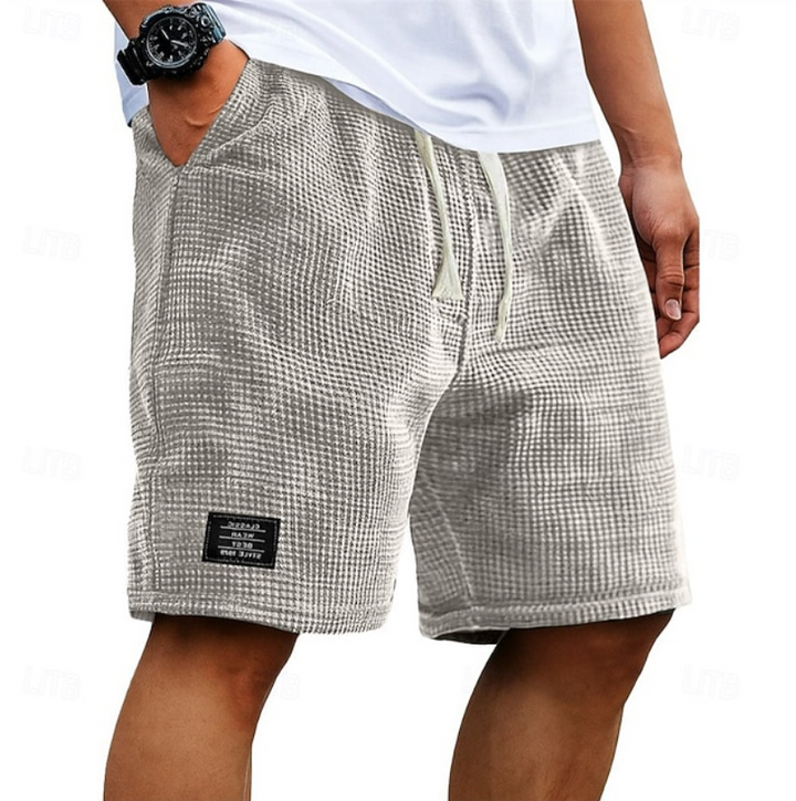 Steven | Avslappnade Vaffel Sommar Shorts