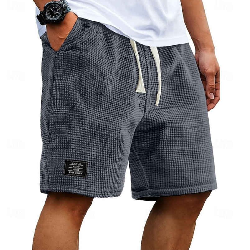 Steven | Avslappnade Vaffel Sommar Shorts