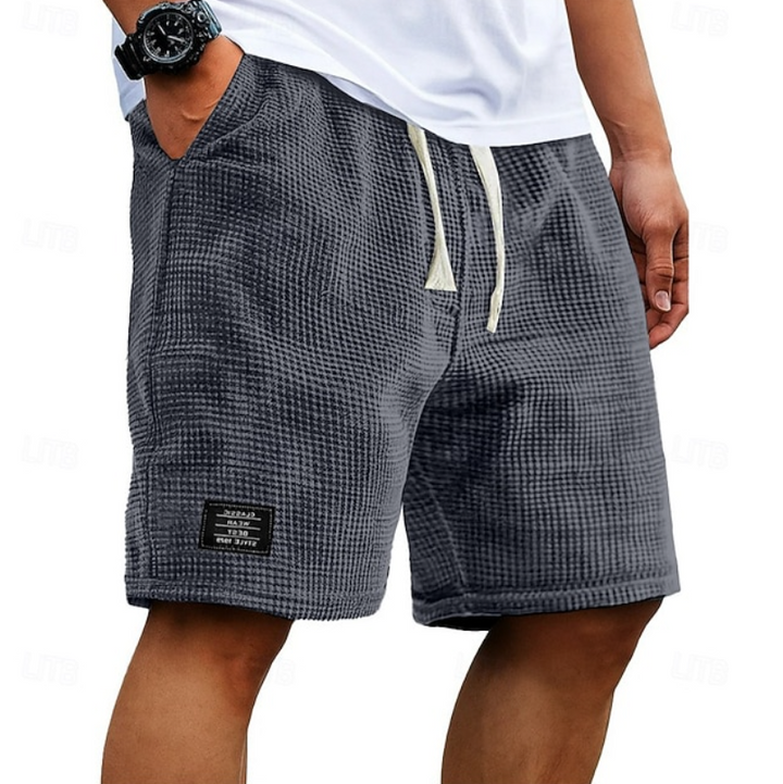 Steven | Avslappnade Vaffel Sommar Shorts