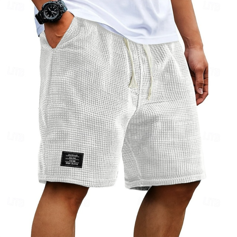 Steven | Avslappnade Vaffel Sommar Shorts