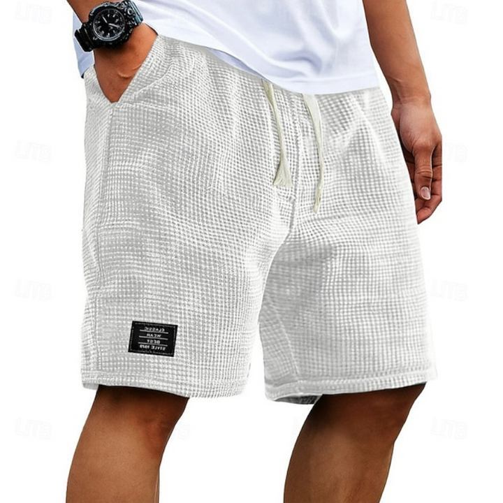 Steven | Avslappnade Vaffel Sommar Shorts