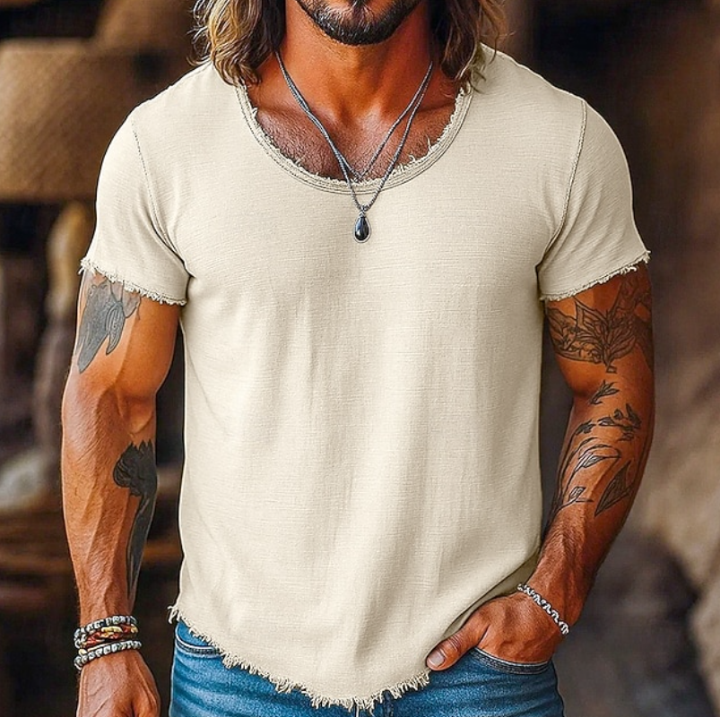 Grayson | Avslappnad Crew Neck T-Shirt