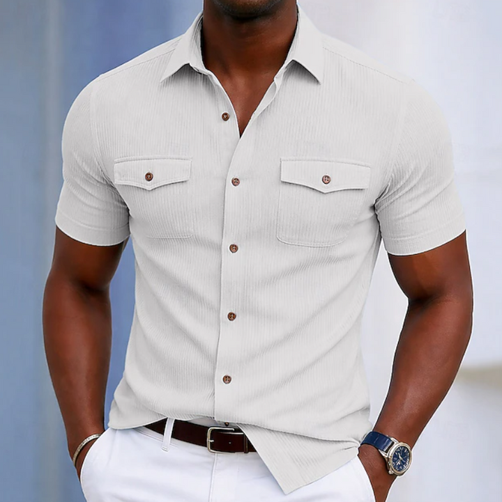 Nathaniel | Skräddarsydd Pocket Button Shirt