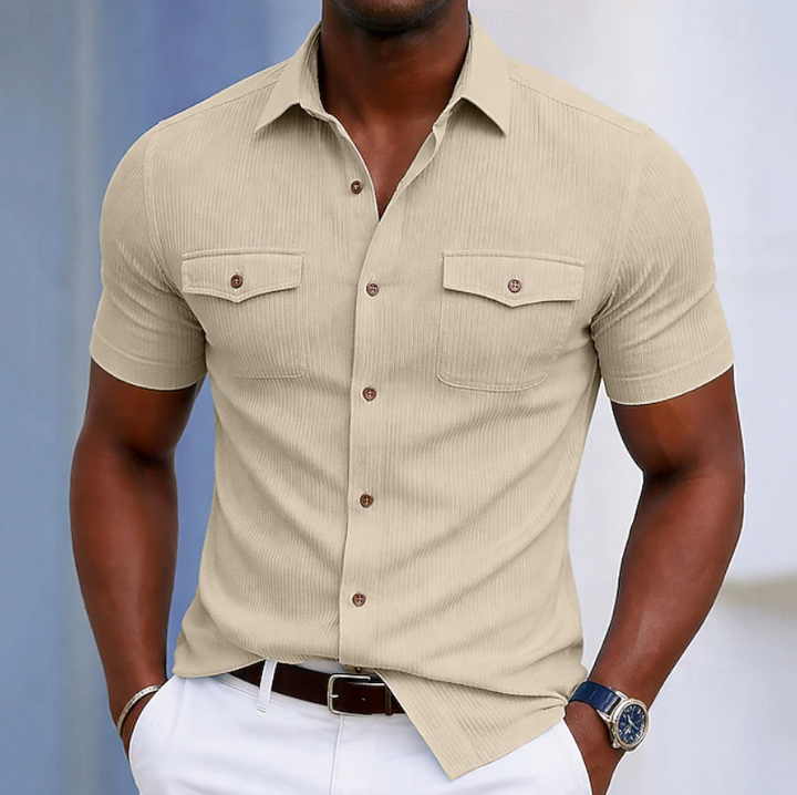 Nathaniel | Skräddarsydd Pocket Button Shirt