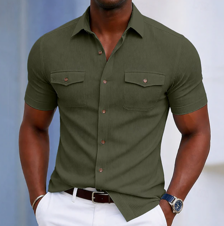 Nathaniel | Skräddarsydd Pocket Button Shirt