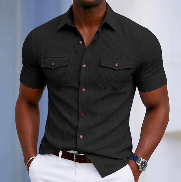 Nathaniel | Skräddarsydd Pocket Button Shirt