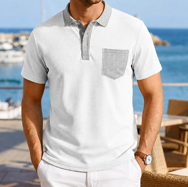 Harrison | Kontrast Pocket Polo Skjorta