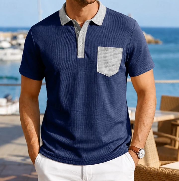 Harrison | Kontrast Pocket Polo Skjorta