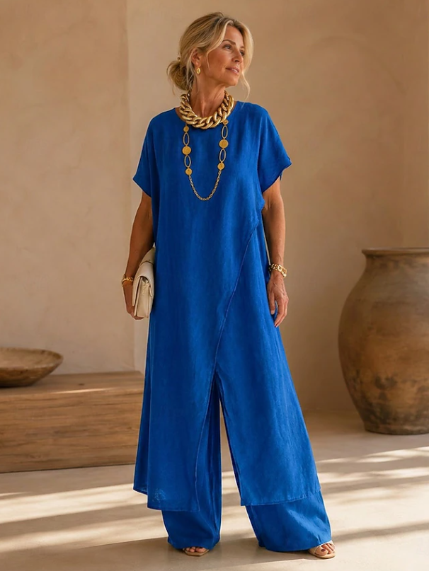 Amelia | Avslappnad Byxdress med Vida Ben