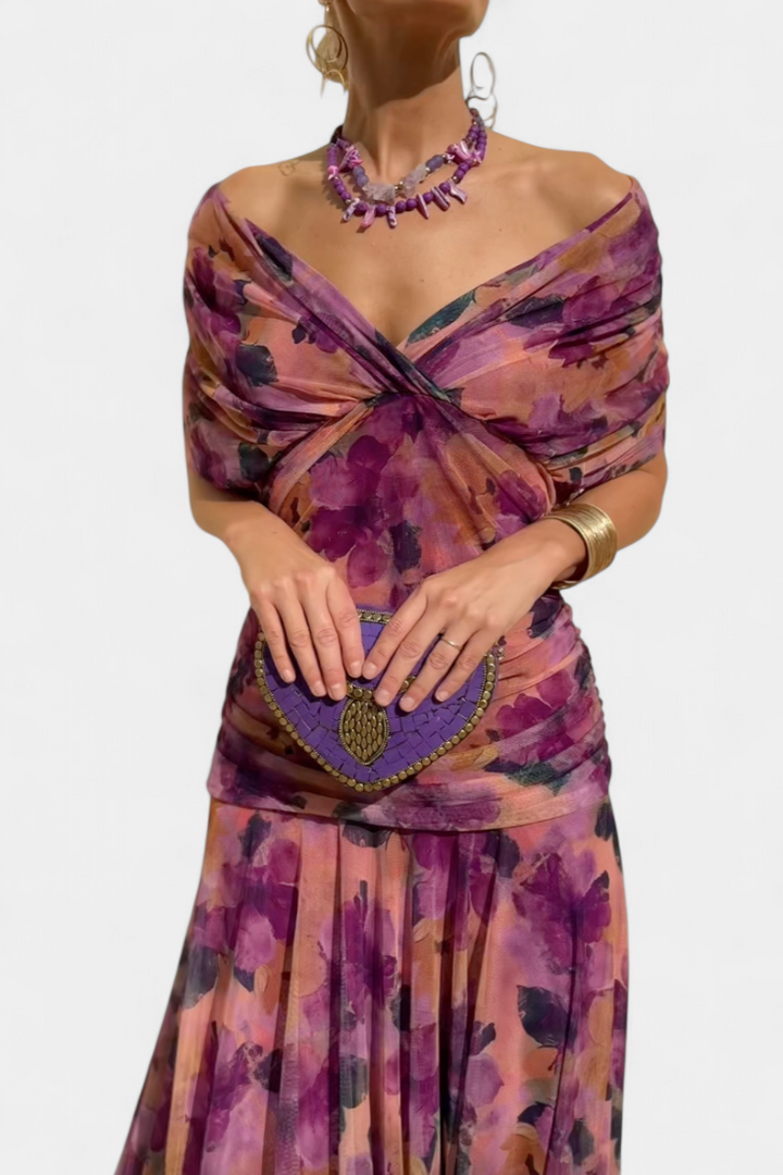Sophia | Elegant Off-Shoulder Klänning