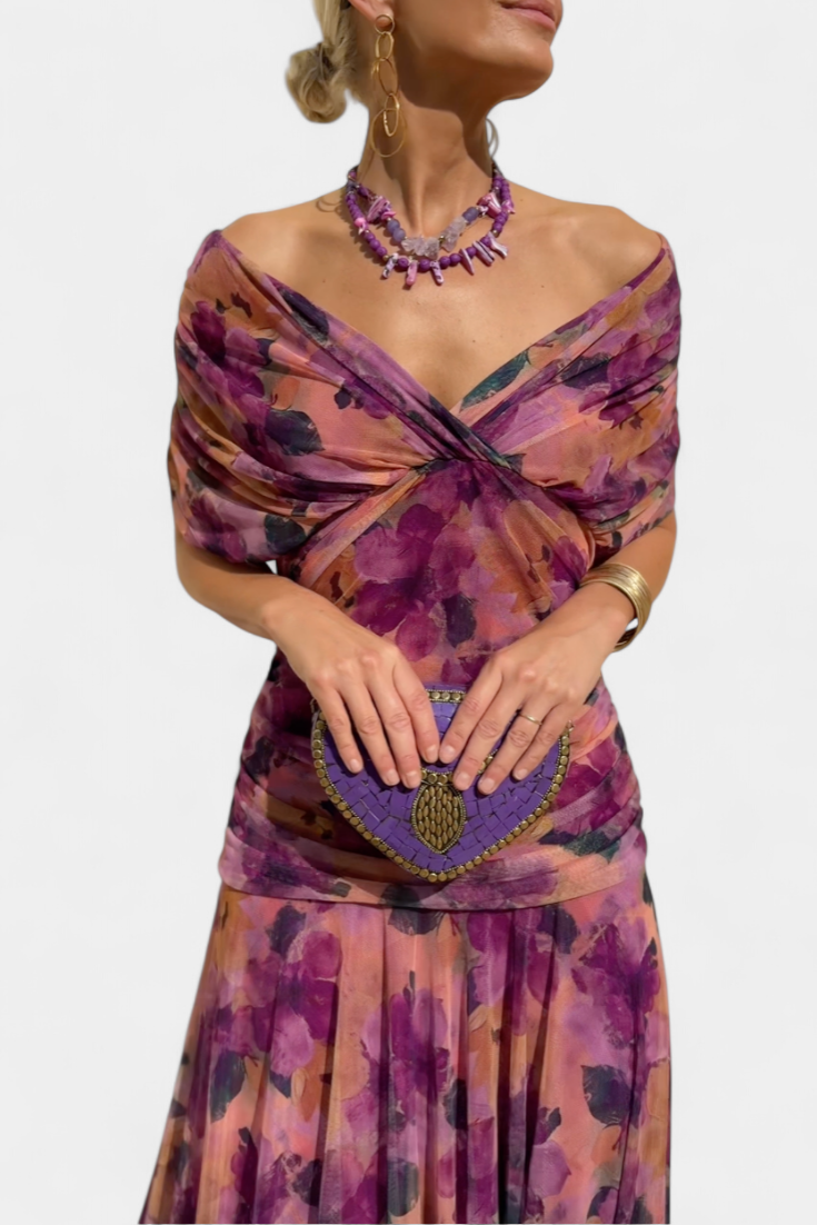 Sophia | Elegant Off-Shoulder Klänning