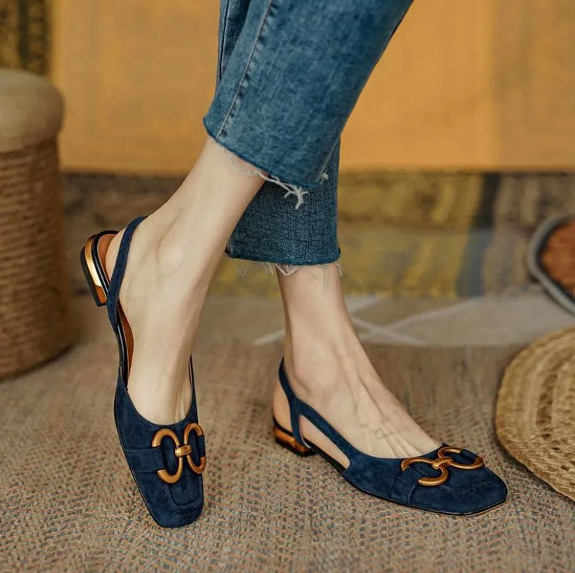 Anna | Komfort Slingback Flats