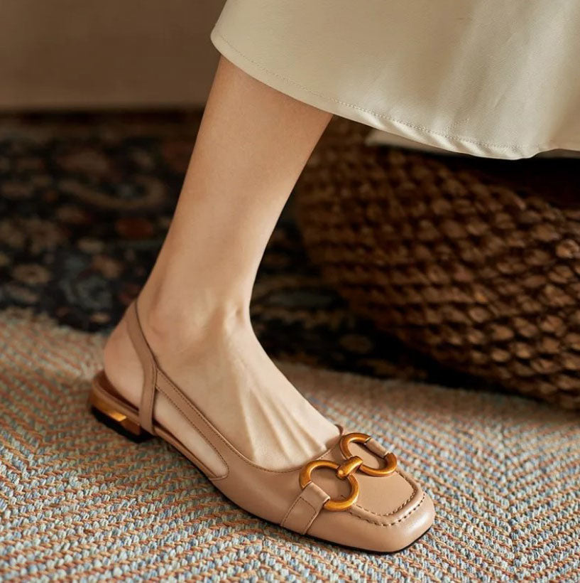 Anna | Komfort Slingback Flats