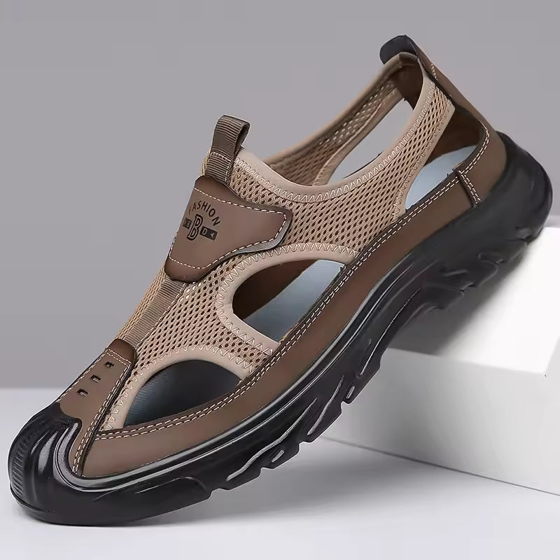 Roland | Premium Slip-On Stängda Tå Sandaler