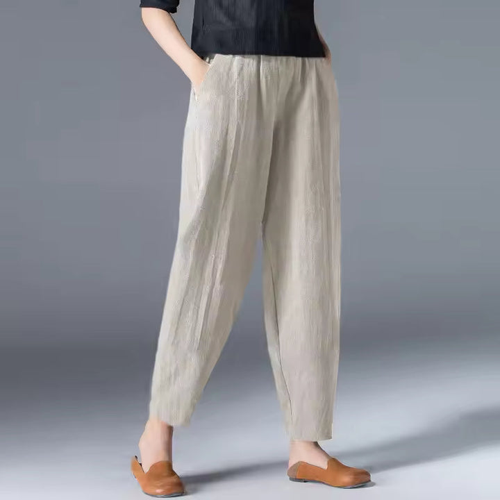 Hazel | Avslappnade Tapered Byxor