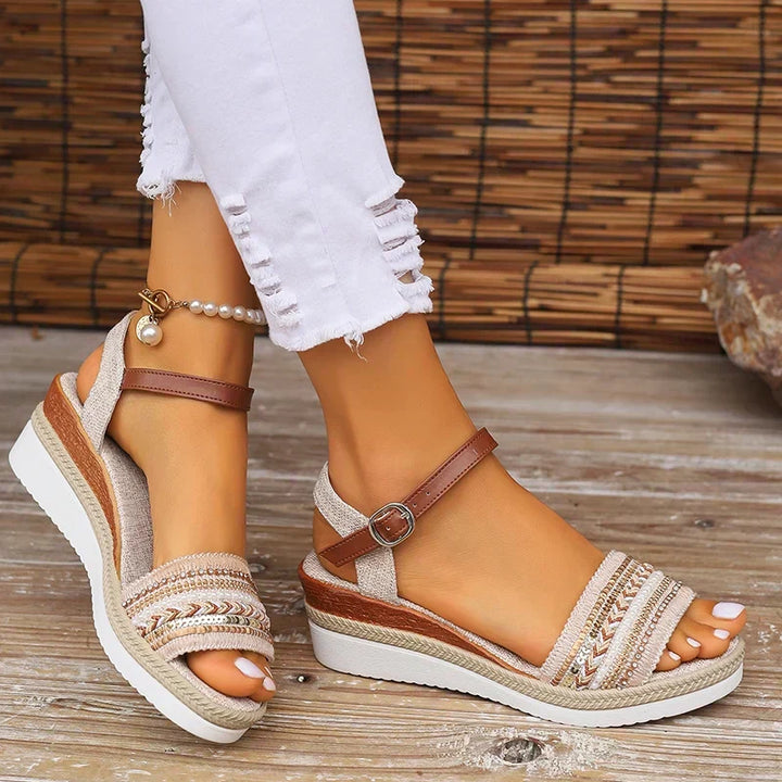 Olivia | Klassisk Boho Ortopedisk Sandal