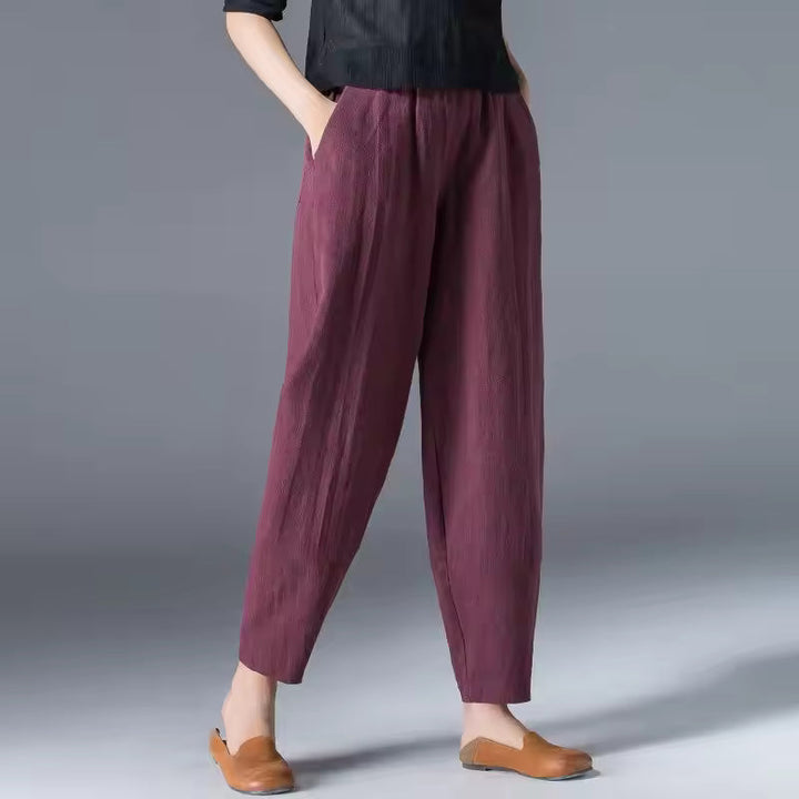 Hazel | Avslappnade Tapered Byxor