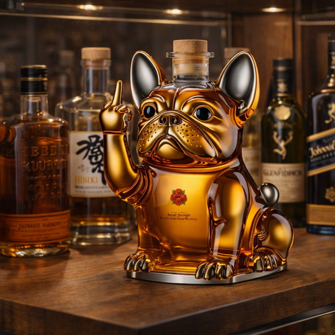 Dean | Whiskyflaska Hunddesign